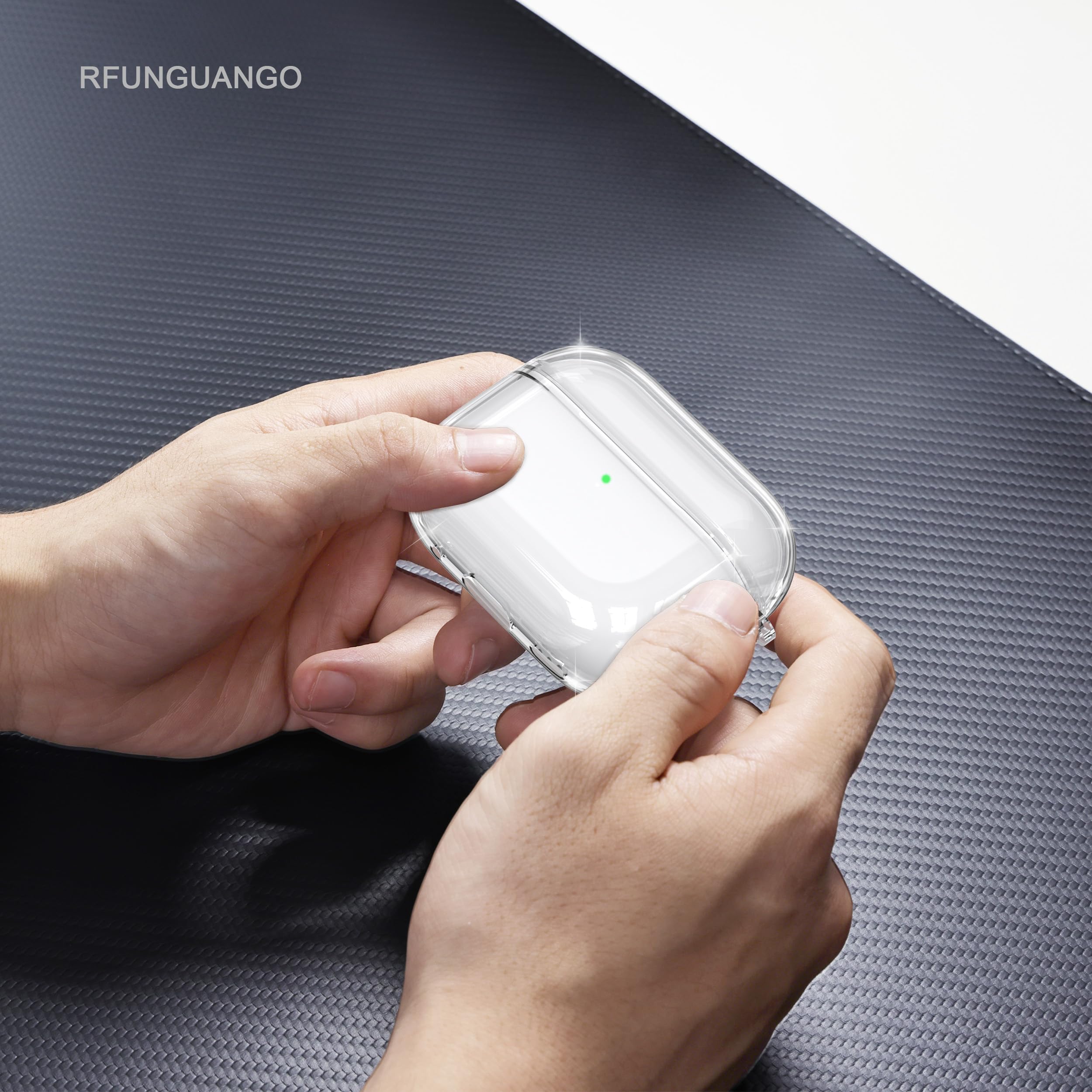 Amazon | RFUNGUANGO Airpods Pro 第3世代 保護ケース ソフトTPU 透明